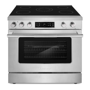 36 in. Stellar Collection 6.1 cu. ft. Electric Range, 5 Burner Ceramic Glass Cooktop, Convection Oven, Stainless Steel (COS-RES365SS)