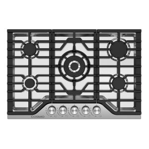 30" Drop-In Cooktop with 5 Sealed Gas Burners and Cast Iron Grates (COS-CTGV305SS)
